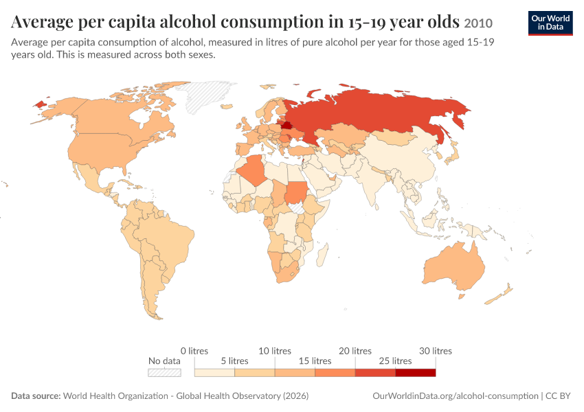 A thumbnail of the "Average per capita alcohol consumption in 15-19 year olds" chart