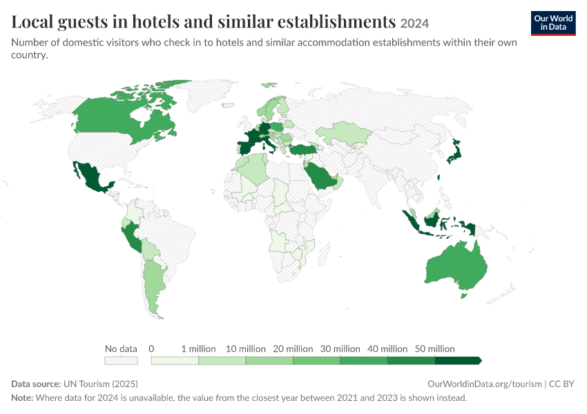 A thumbnail of the "Local guests in hotels and similar establishments" chart