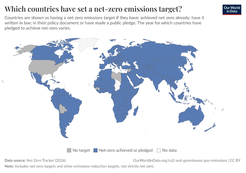 A thumbnail of the "Which countries have set a net-zero emissions target?" chart