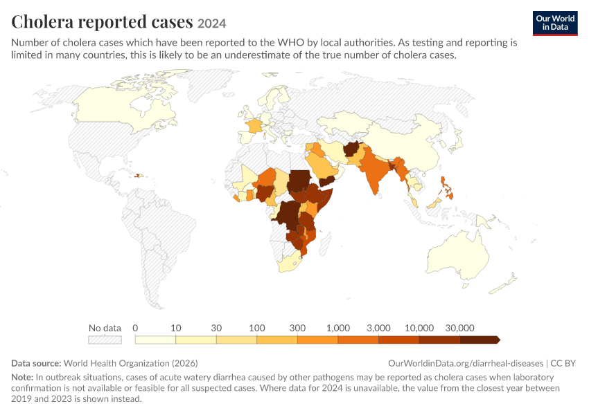 A thumbnail of the "Cholera reported cases" chart
